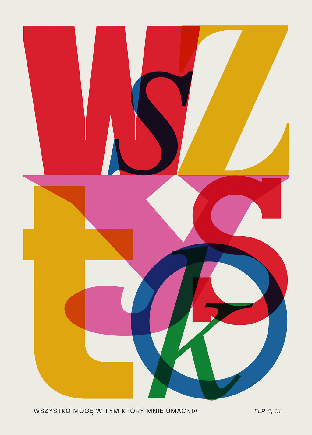Plakat „Wszystko” - Asia Mazur