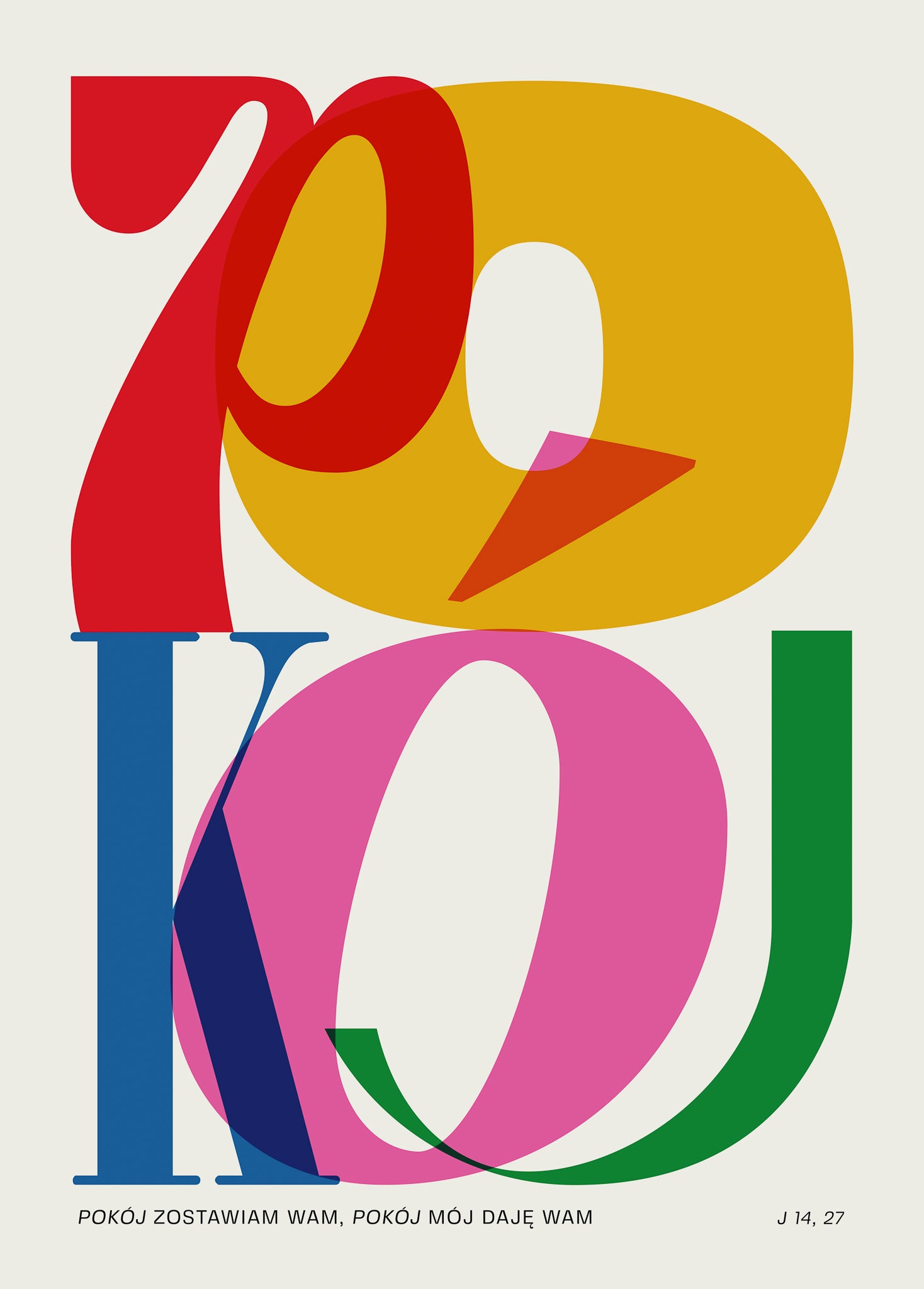 Plakat „Pokój” - Asia Mazur