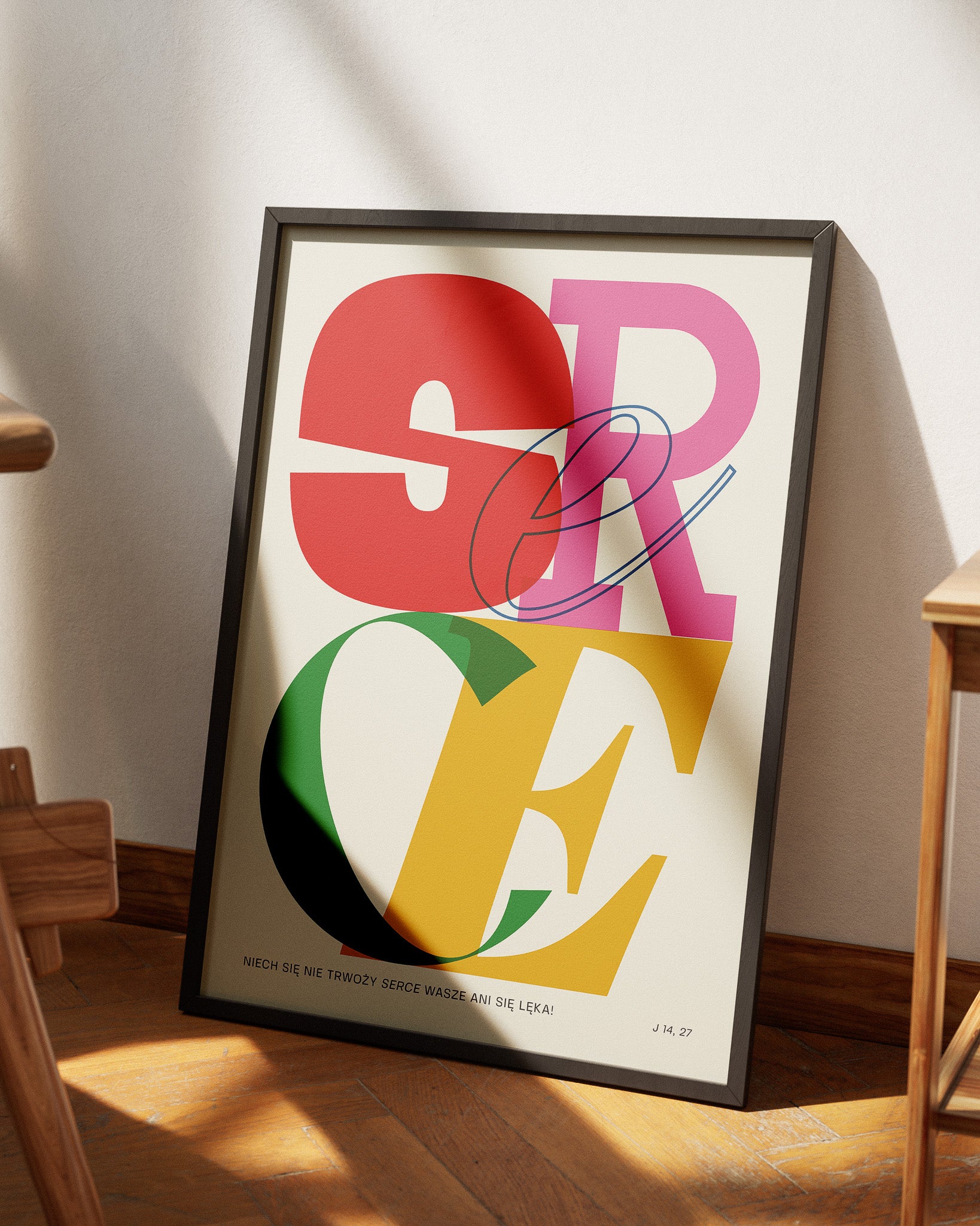 Plakat „Serce” - Asia Mazur